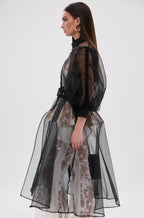 CAN I KICK IT ORGANZA TRENCH