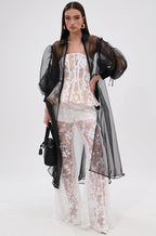 CAN I KICK IT ORGANZA TRENCH